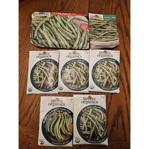 Lot Of 7 Ferry Morse Burpee Garden Vegetable Seeds Packets Green Beans